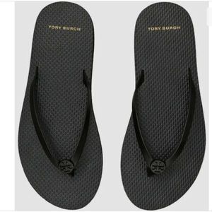 Tory Burch Flatform/Platform Flip Flop "Perfect Black" size 7 perfect condition